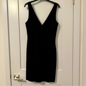 Wilfred Free Aritzia Faux Suede Black Jones Mini Dress Size 6 Women’s